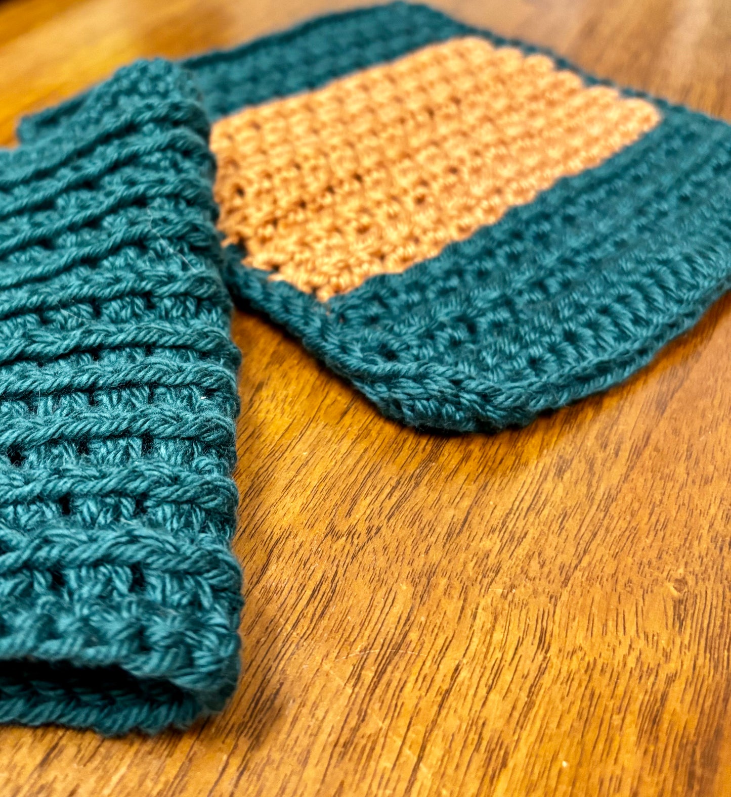 Stillwater Crunch Stitch Wash/Dish Cloth Set – Forest & Canyon