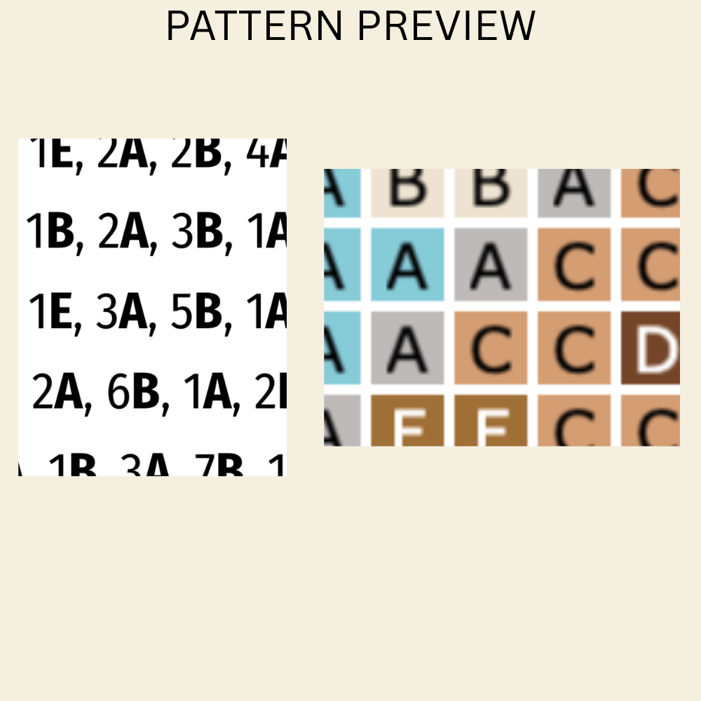Turquoise Sky Geometric Mountain Pattern PDF Beadwork Tutorial