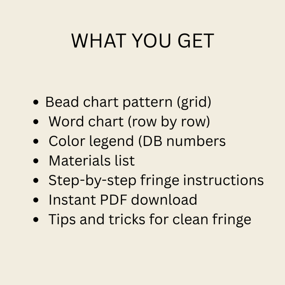 Copper Ridge Seed Bead Fringe Geometric Western Earring Pattern PDF