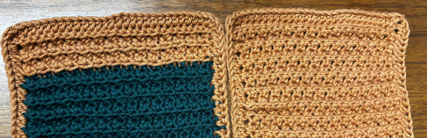 Stillwater Crunch Stitch Wash/Dish Cloth Set – Forest & Canyon