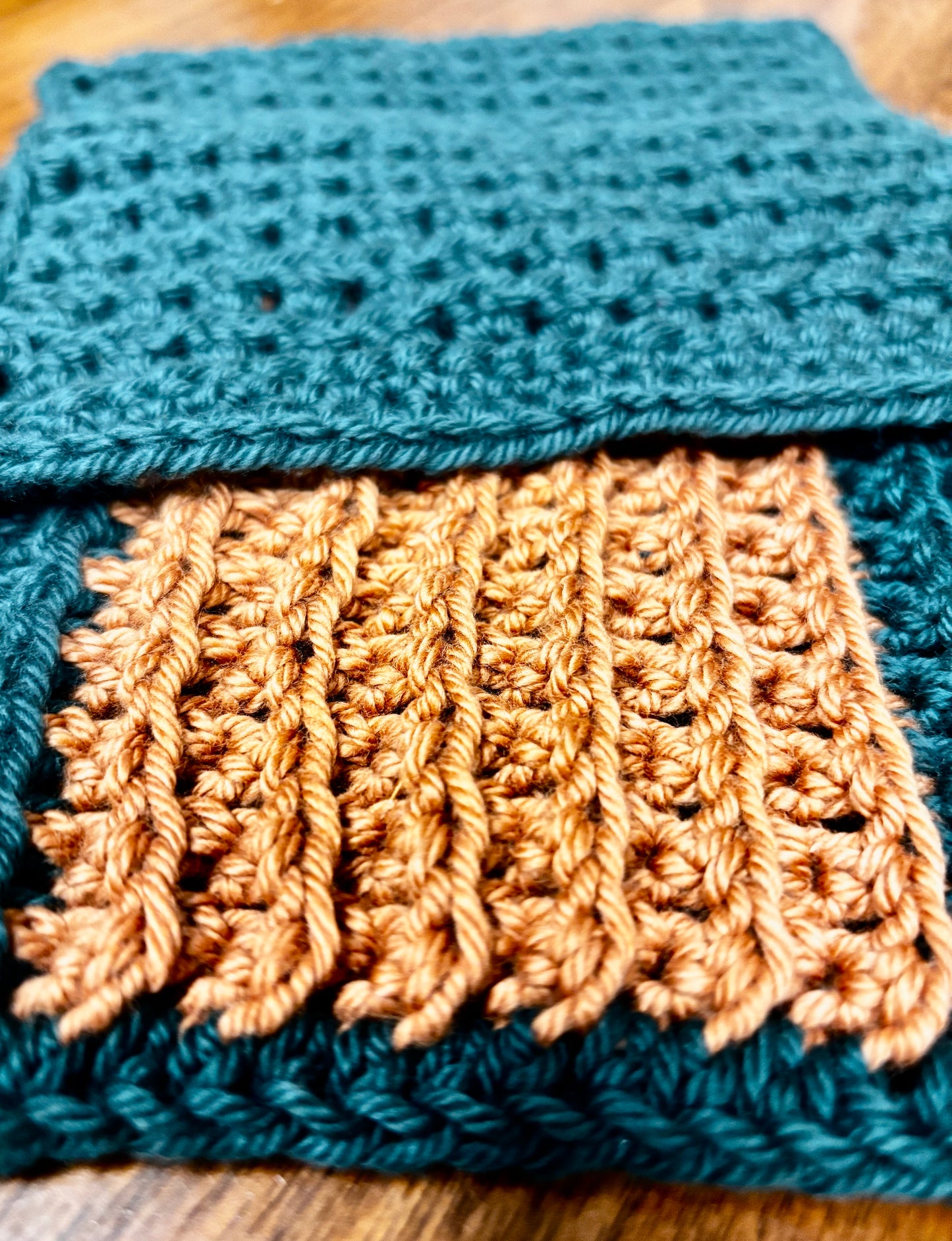 Stillwater Crunch Stitch Wash/Dish Cloth Set – Forest & Canyon