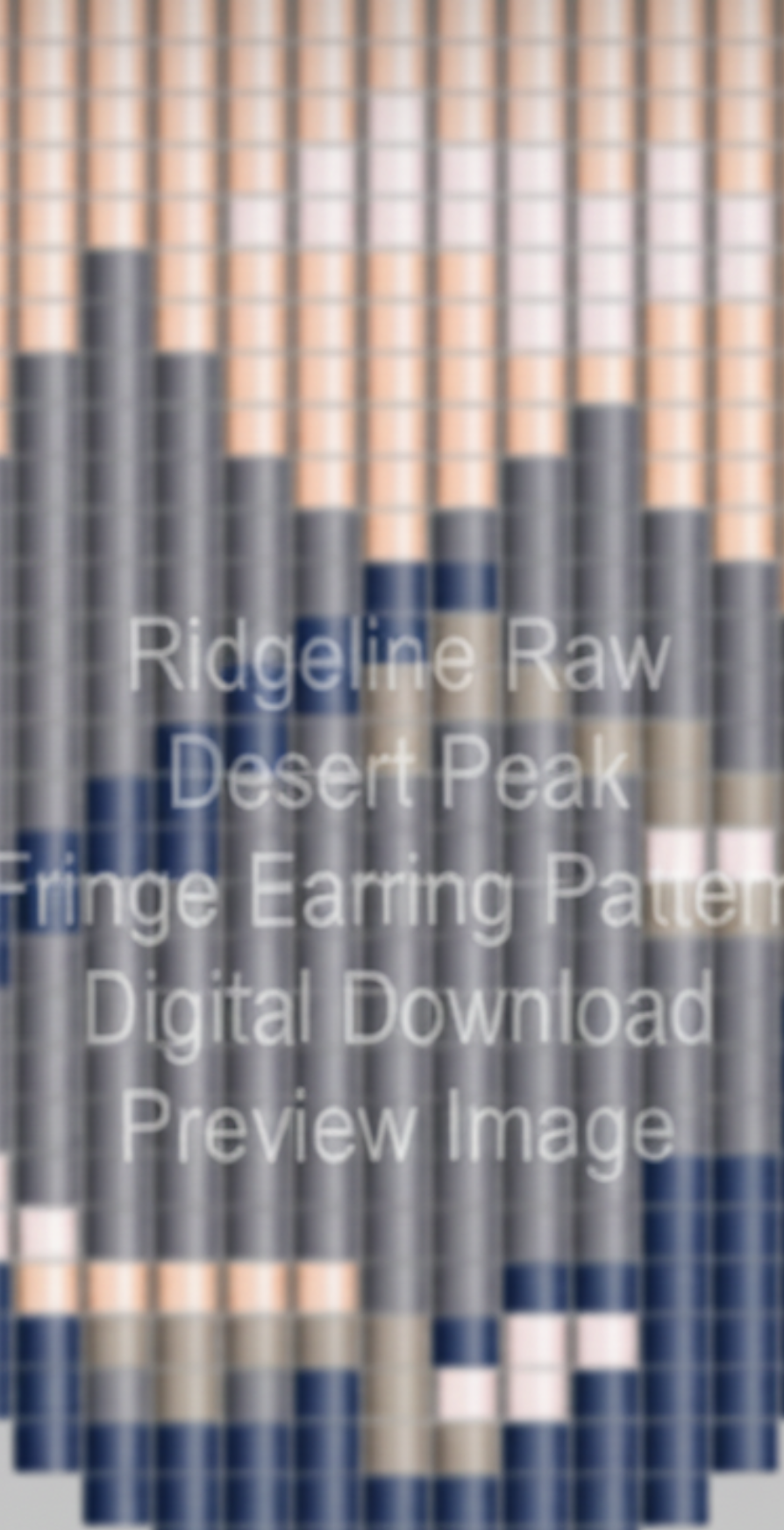Desert Peak Fringe Earrings Pattern (Digital Download)