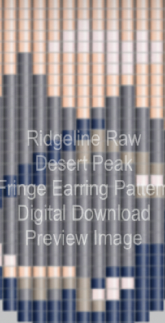 Desert Peak Fringe Earrings Pattern (Digital Download)