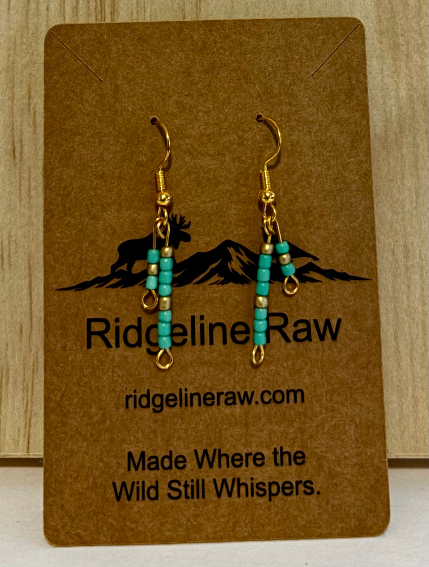 Windline Beaded Drop Earrings